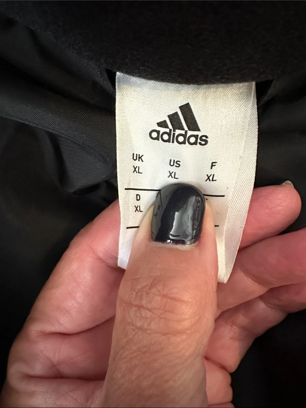 adidas Tiro 17 Mens XL Winter Insulated Jacket Soccer Bench Puffer Coat Black